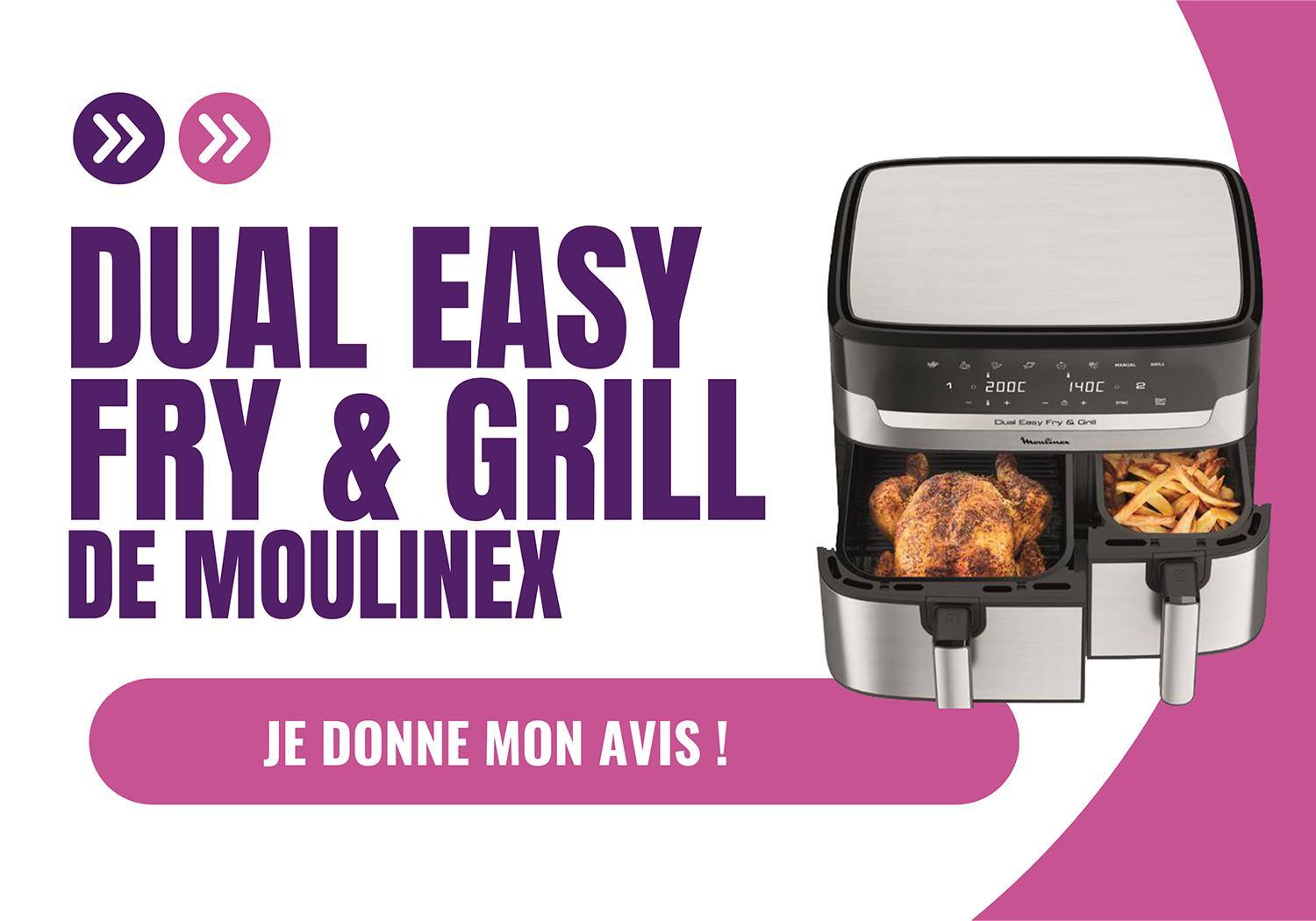 Dual Easy Fry & Grill de Moulinex