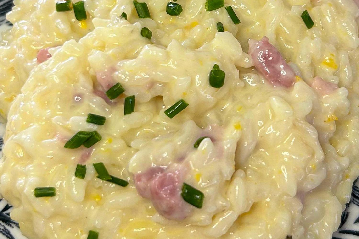 Risotto aux lardons