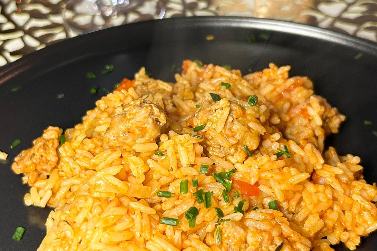 Riz façon tomate farcie